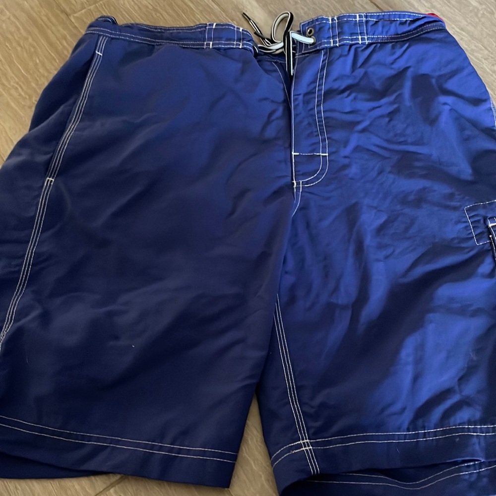 Cremieux mens surf gear swim shorts blue in color